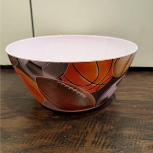 Sports Themed Plastic Bowl